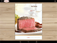 Tablet Screenshot of beefcatalog.jbssa.com